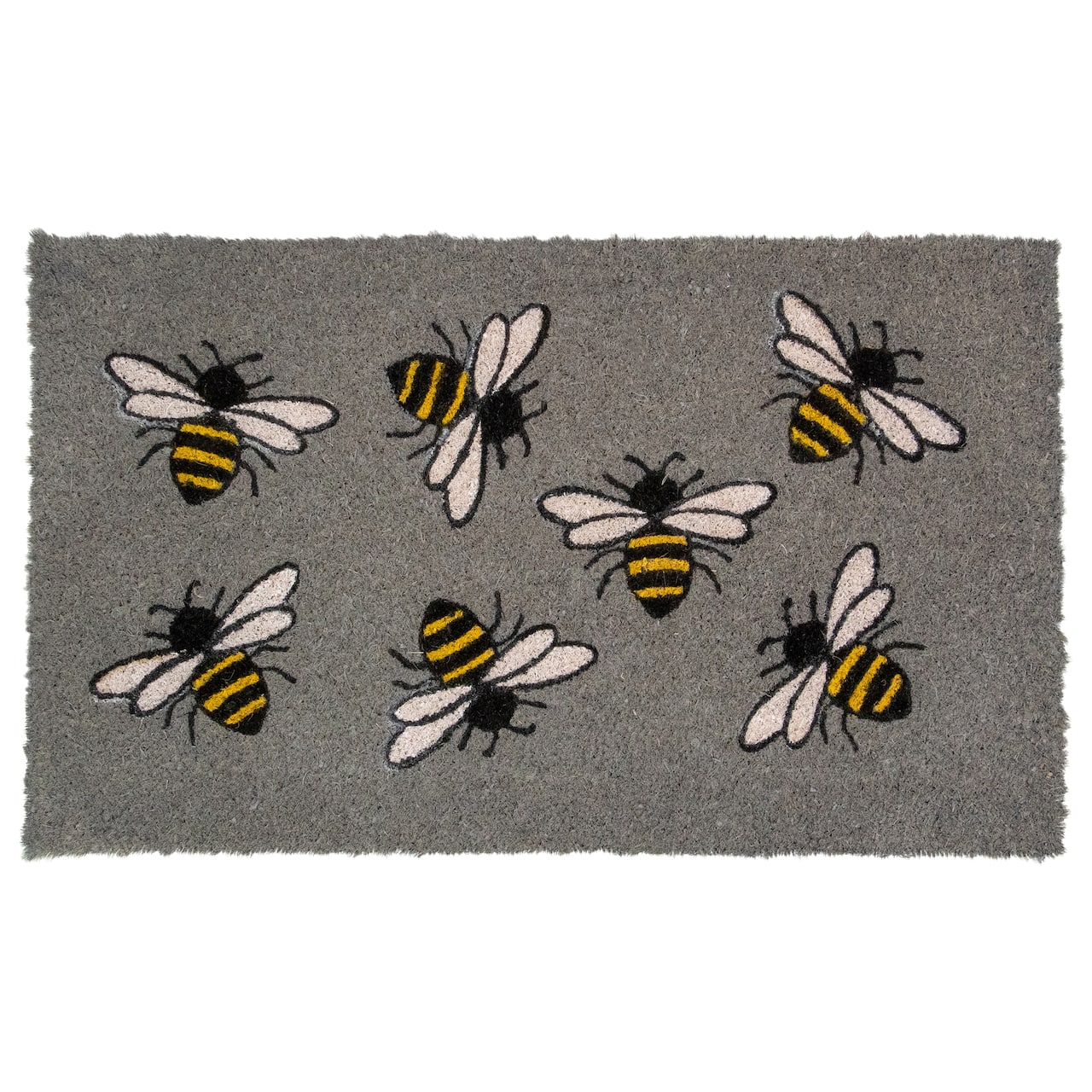 Natural Coir Bumble Bee Doormat